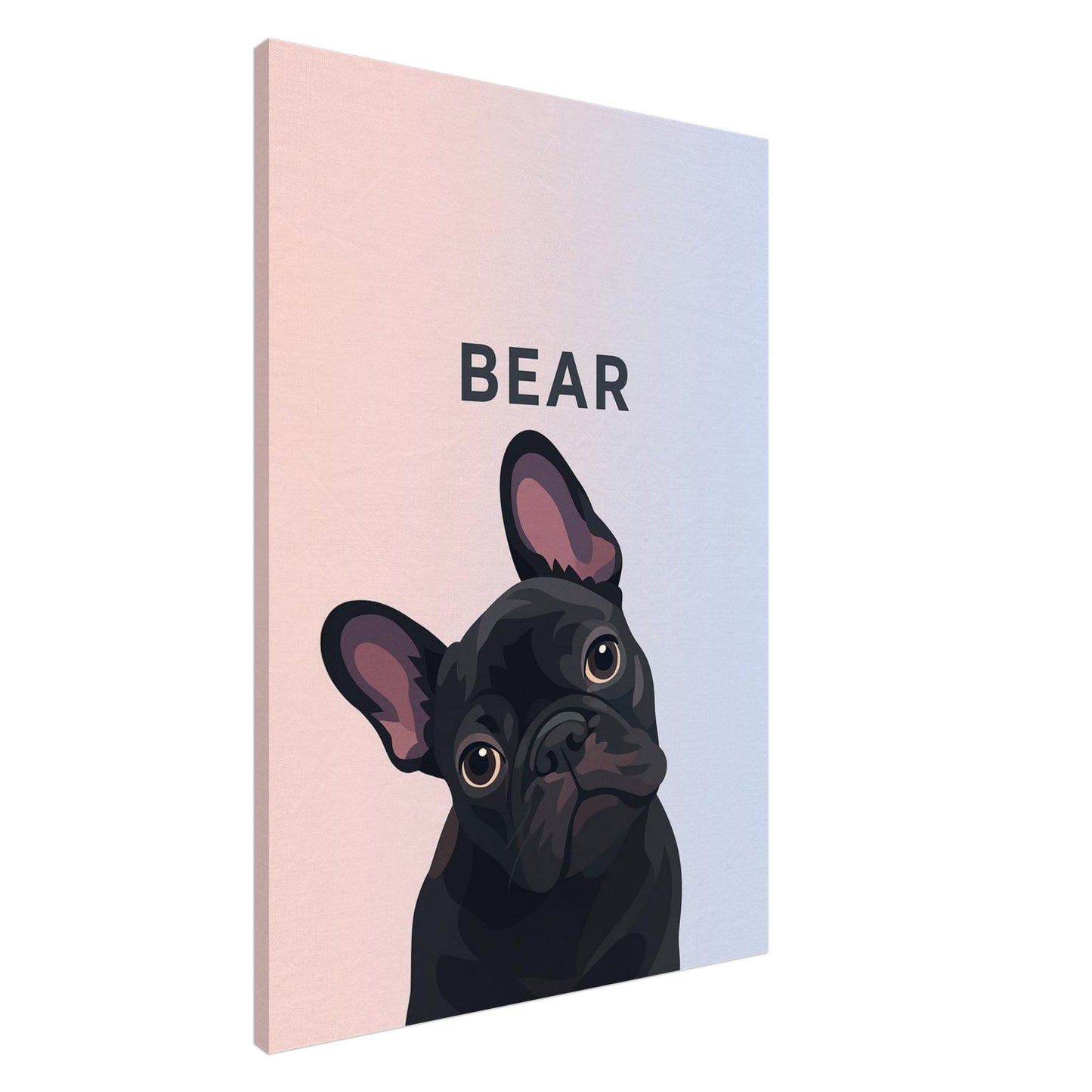 Personalized Dog Portrait – Canvas - Masterpiece Print