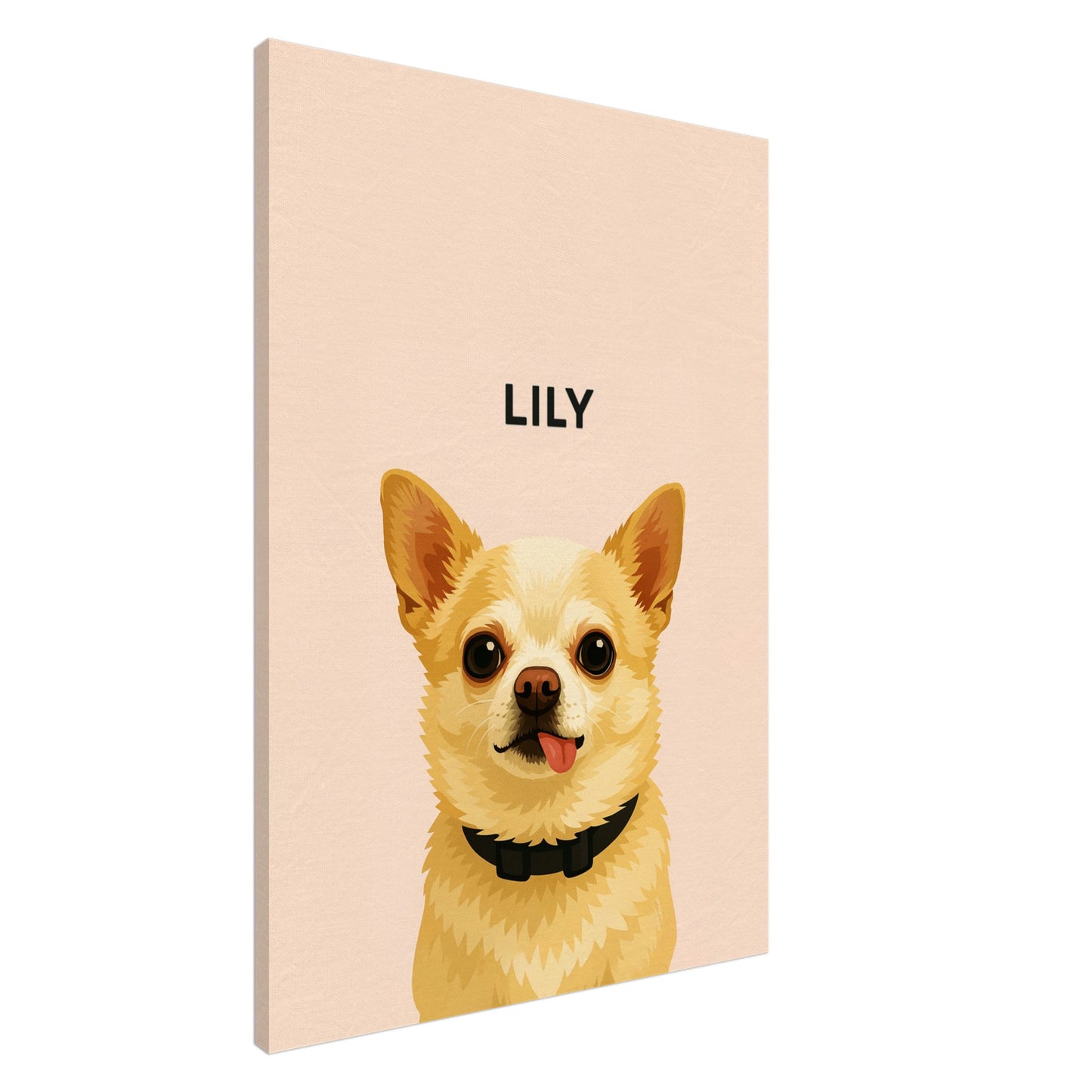 Personalized Dog Portrait – Canvas - Masterpiece Print