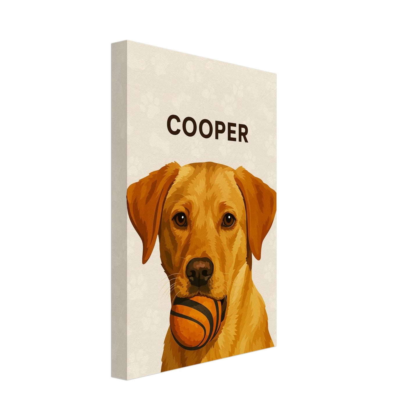 Personalized Dog Portrait – Canvas - Masterpiece Print