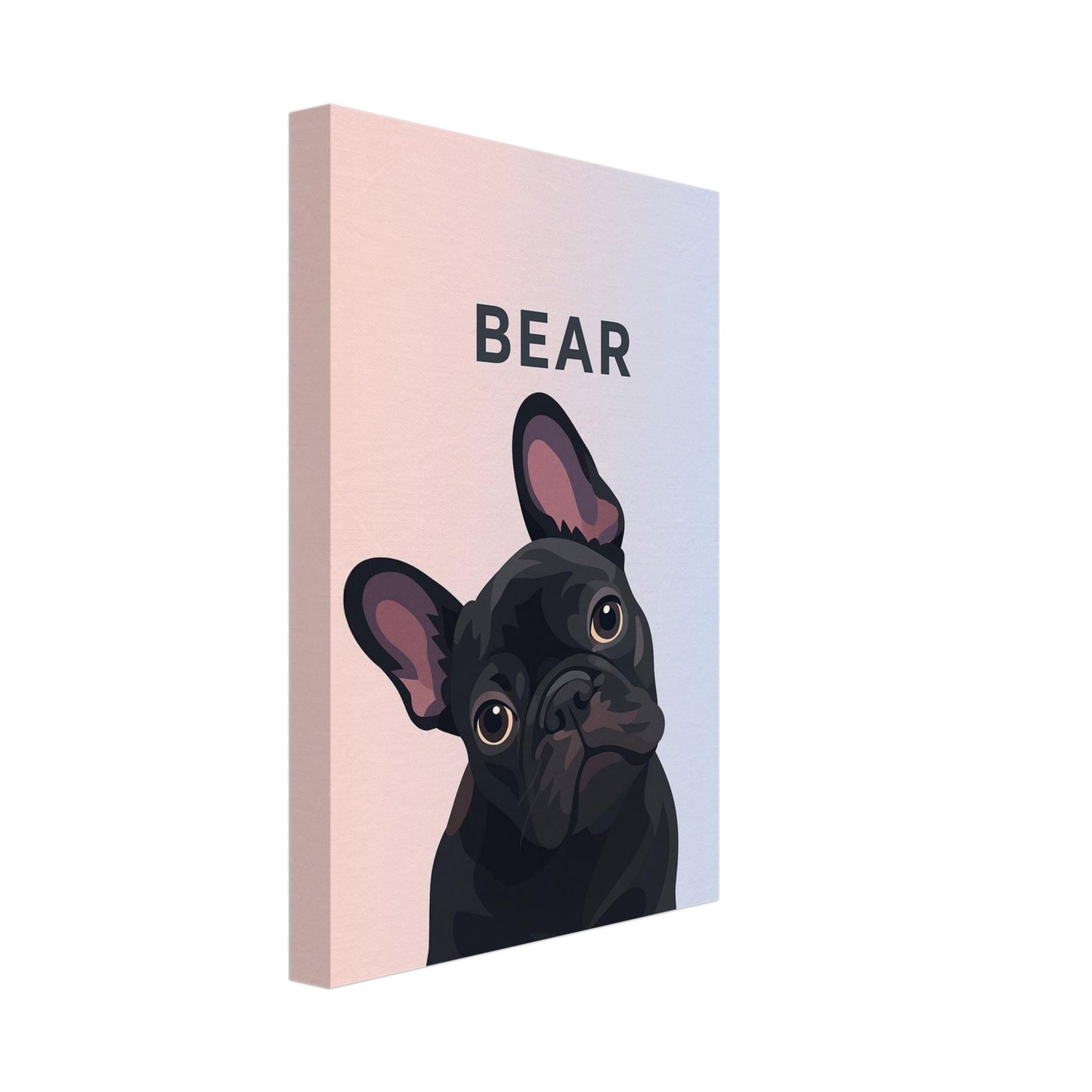 Personalized Dog Portrait – Canvas - Masterpiece Print