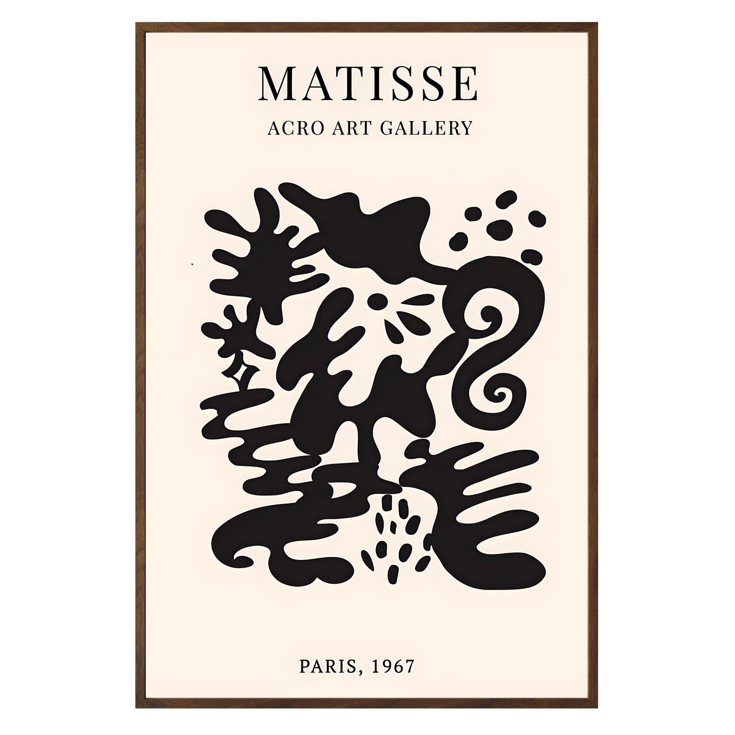 Abstract Noir Framed Print - Masterpiece Print