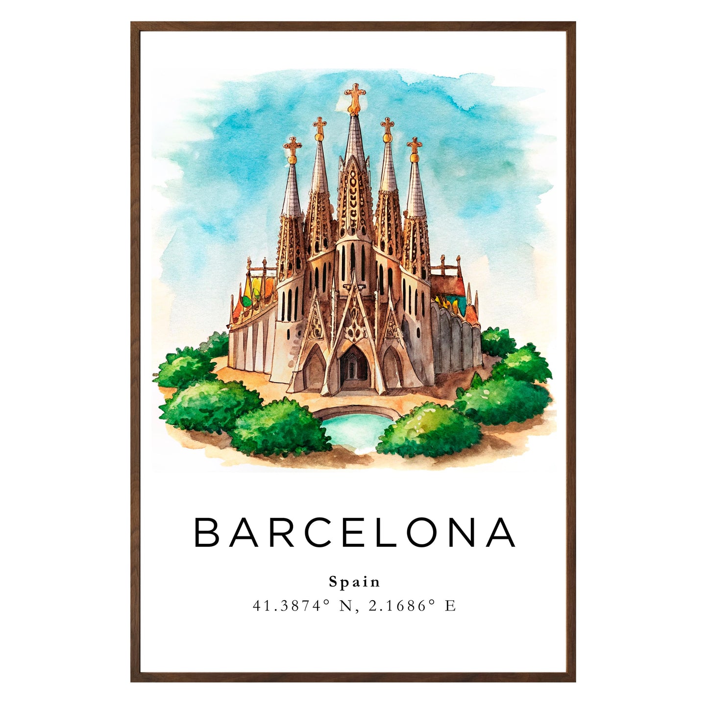 Barcelona Framed Print - Masterpiece Print