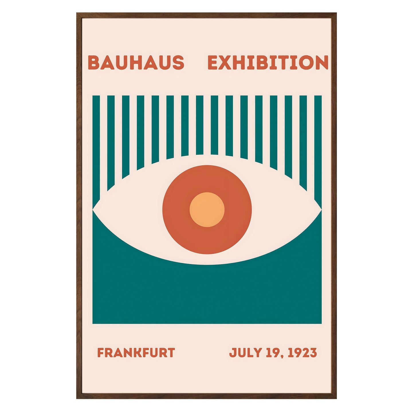 Bauhaus Eye Framed Print - Masterpiece Print
