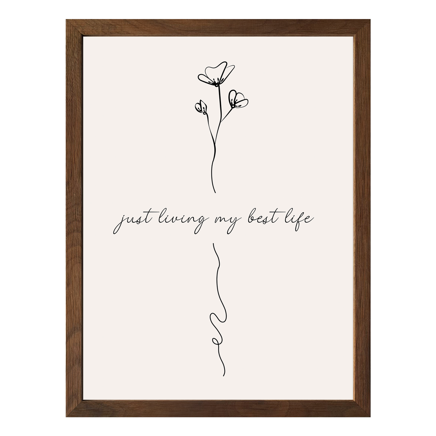 Best Life Framed Print - Masterpiece Print