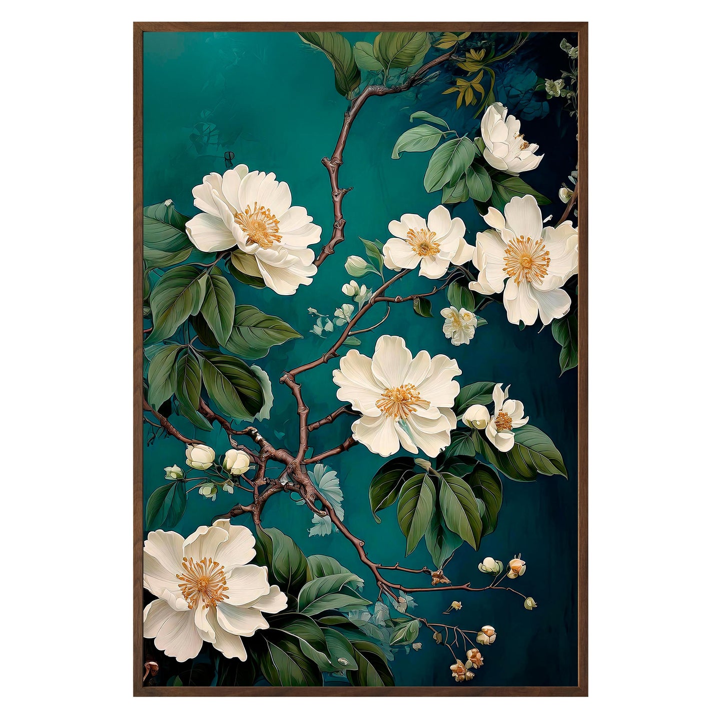 Blooming Serenity Framed Print - Masterpiece Print