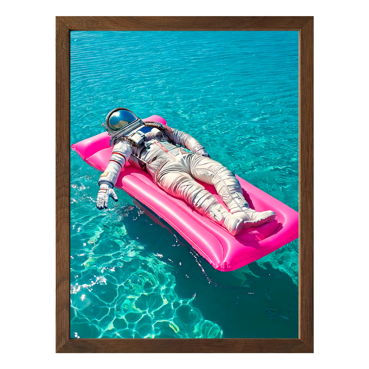 Cosmic Drift Framed Print - Masterpiece Print