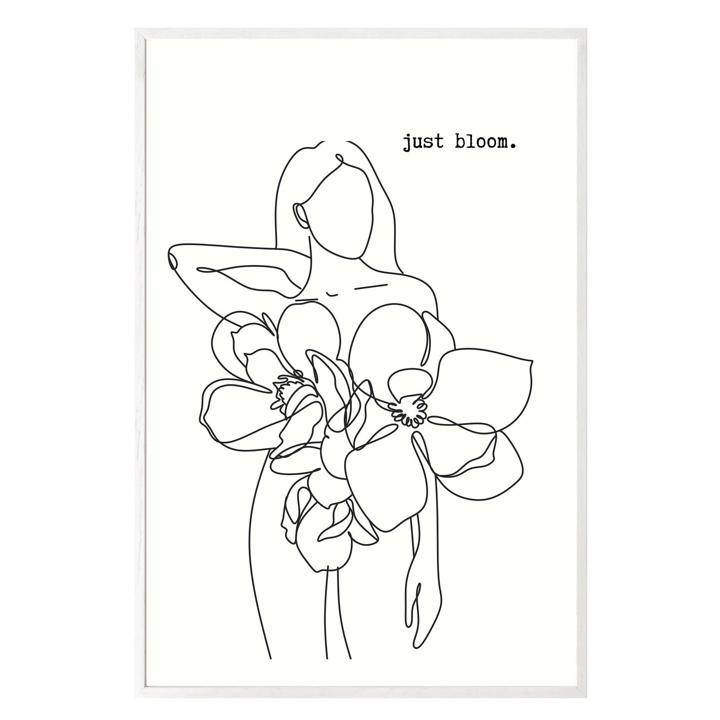 Just Bloom Framed Print