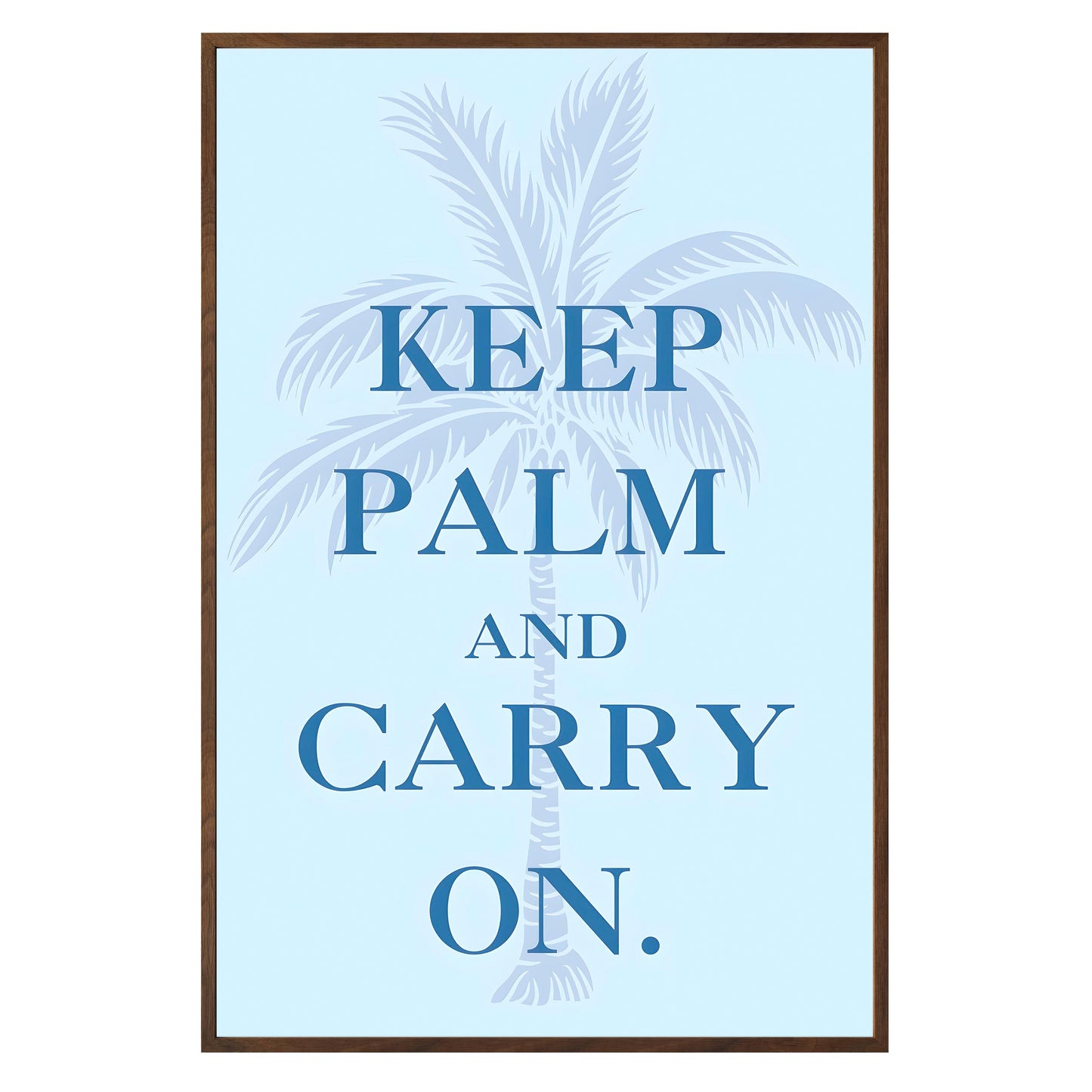 Keep Palm Framed Print - Masterpiece Print