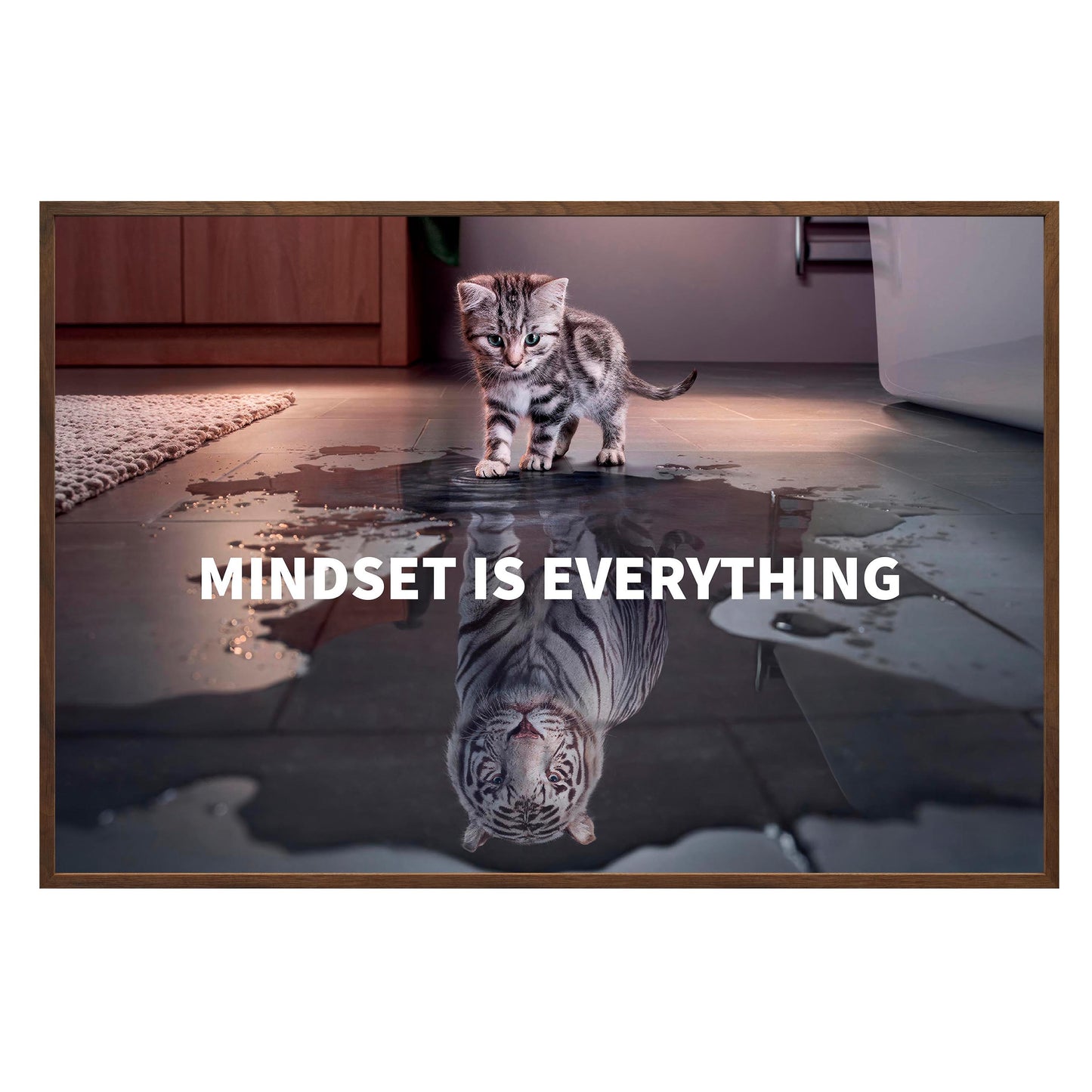 Mindset is Everything Framed Print - Masterpiece Print