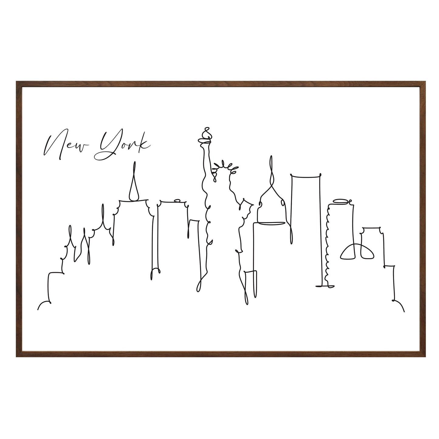 New York Framed Print