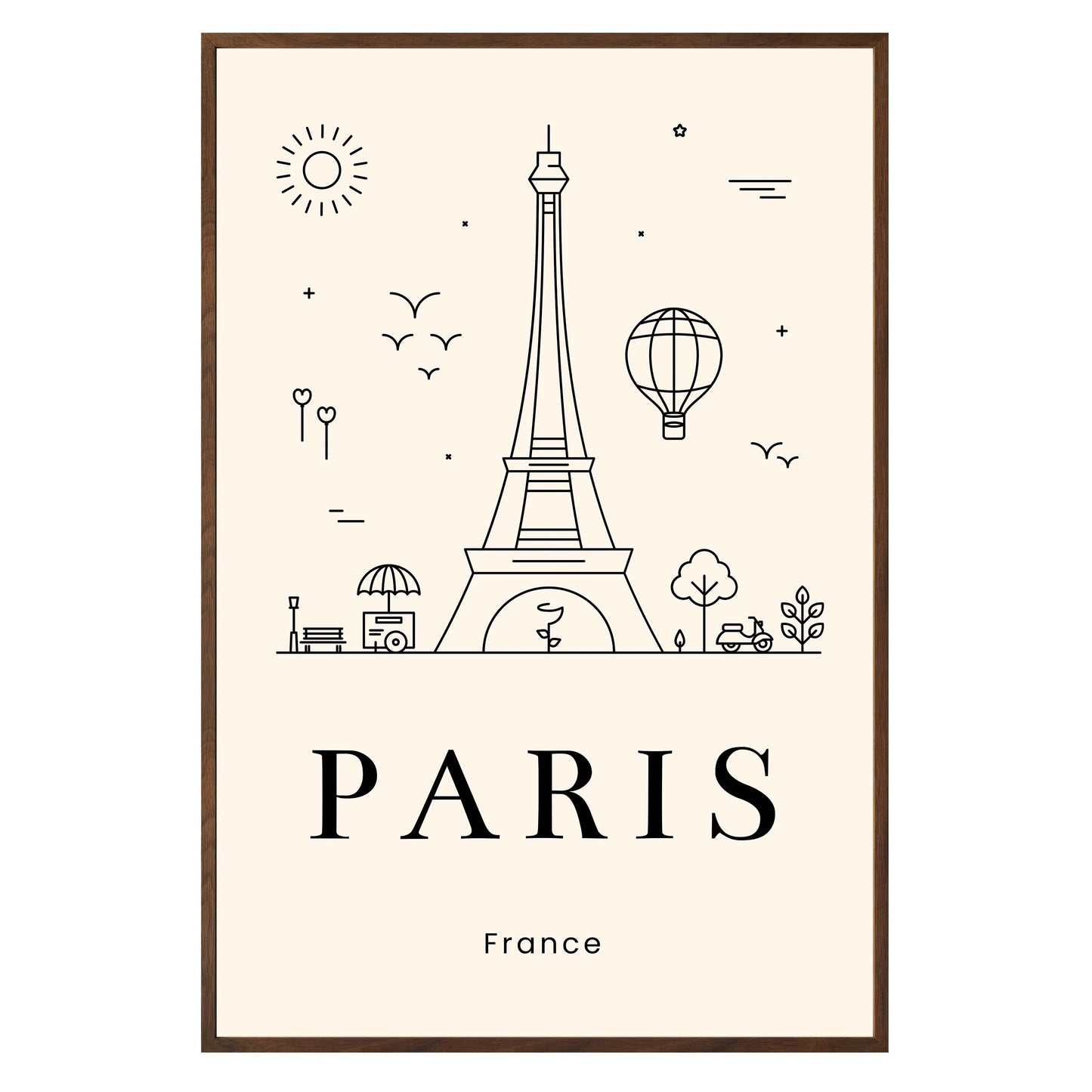 Paris Framed Print - Masterpiece Print