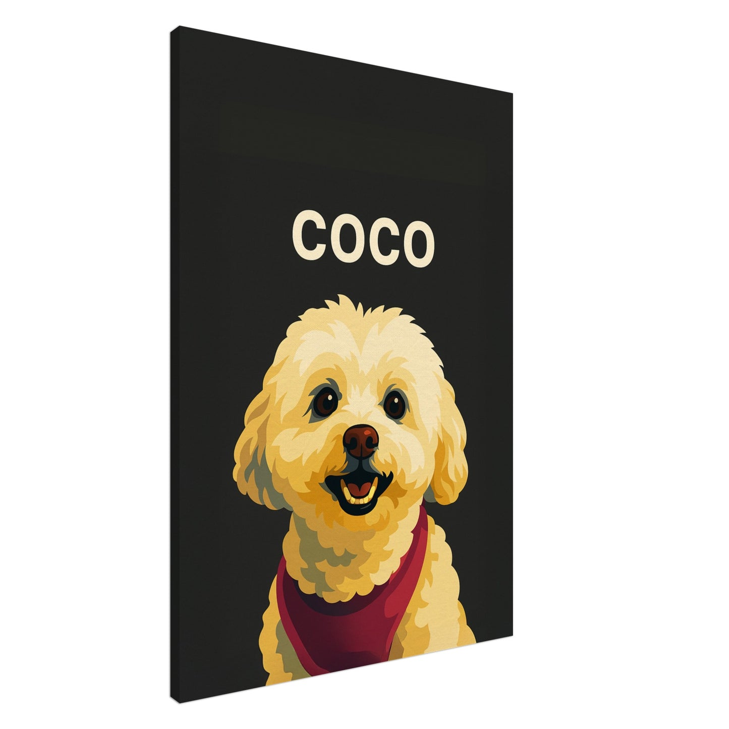 Personalized Dog Portrait – Canvas - Masterpiece Print