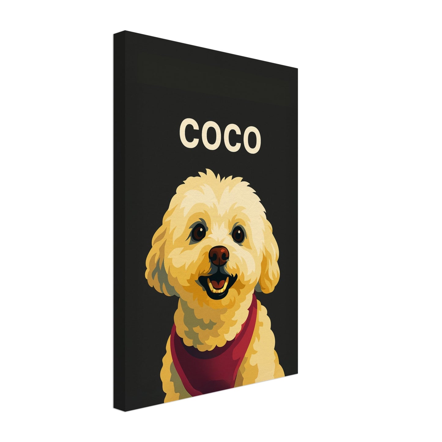 Personalized Dog Portrait – Canvas - Masterpiece Print