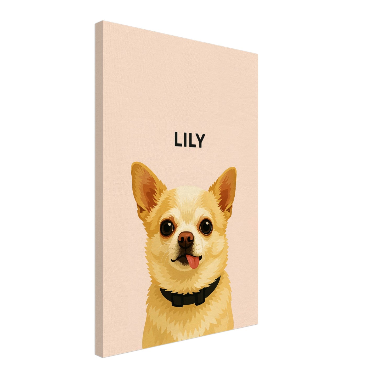 Personalized Dog Portrait – Canvas - Masterpiece Print