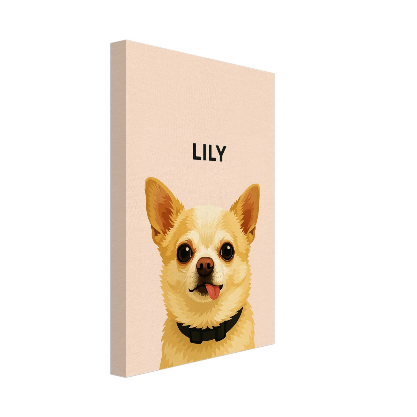Personalized Dog Portrait – Canvas - Masterpiece Print