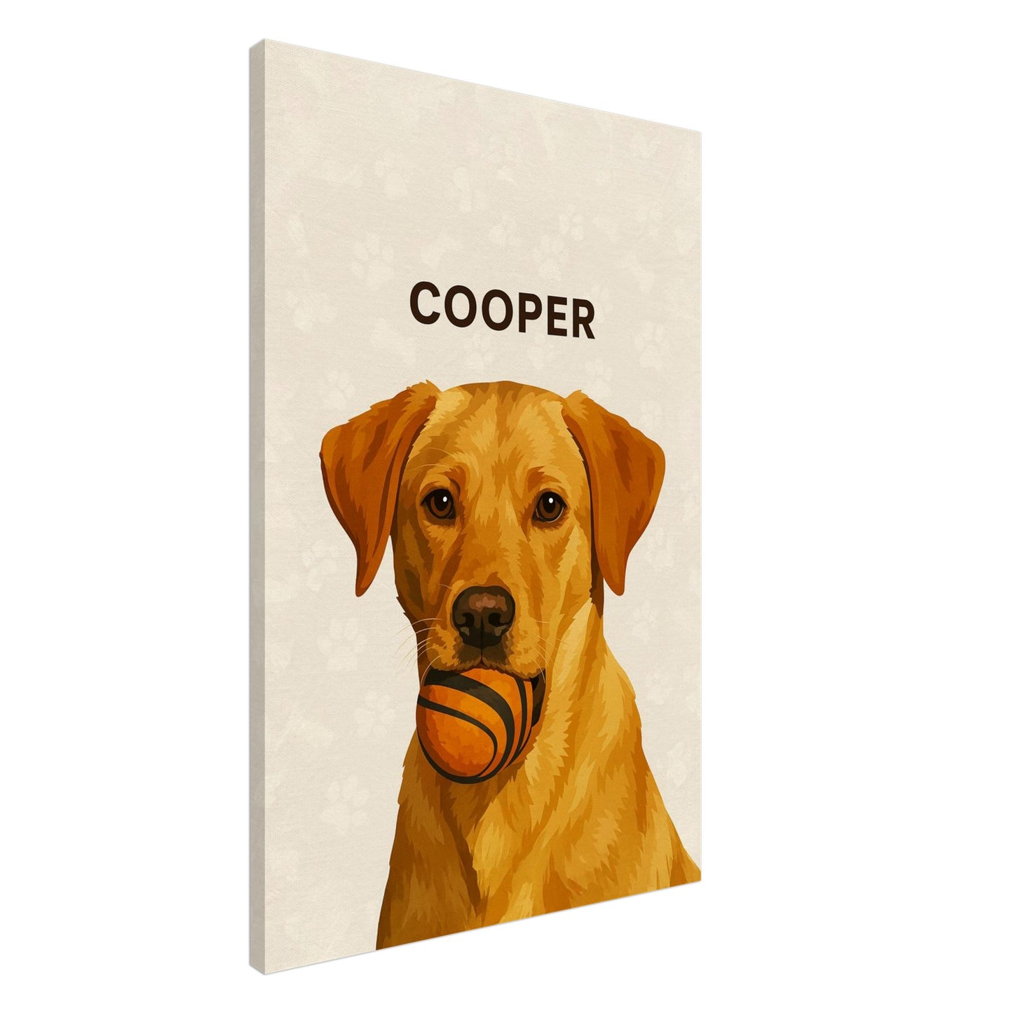 Personalized Dog Portrait – Canvas - Masterpiece Print