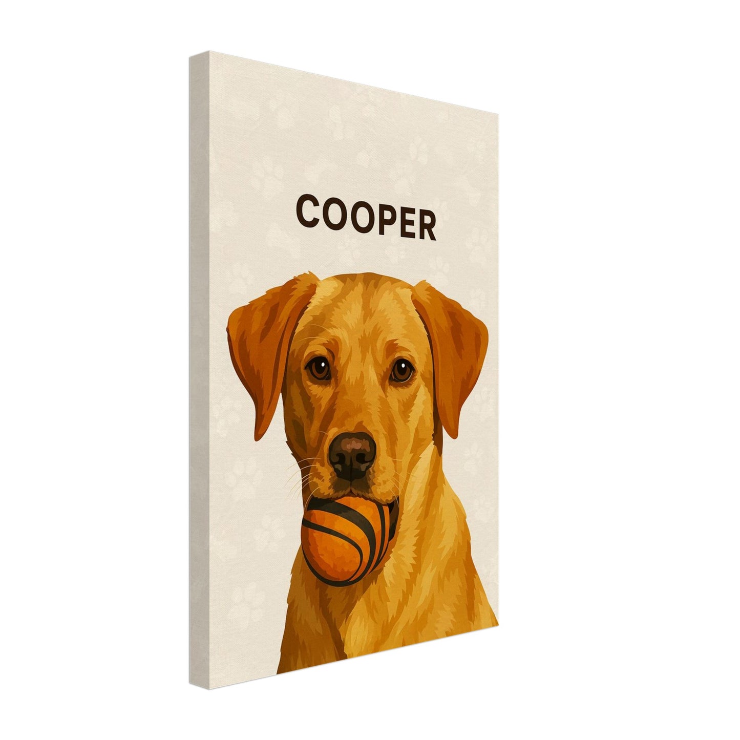Personalized Dog Portrait – Canvas - Masterpiece Print