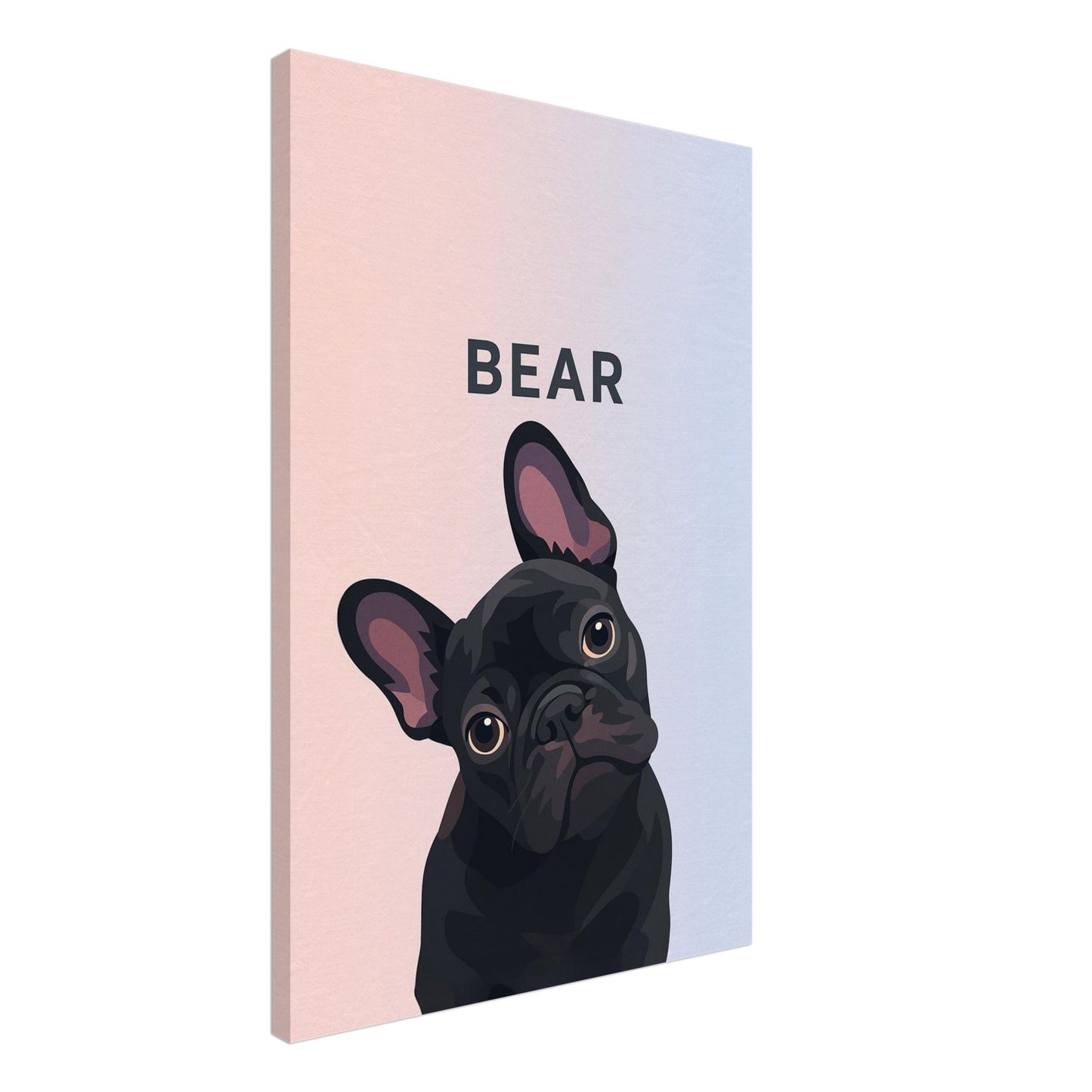 Personalized Dog Portrait – Canvas - Masterpiece Print