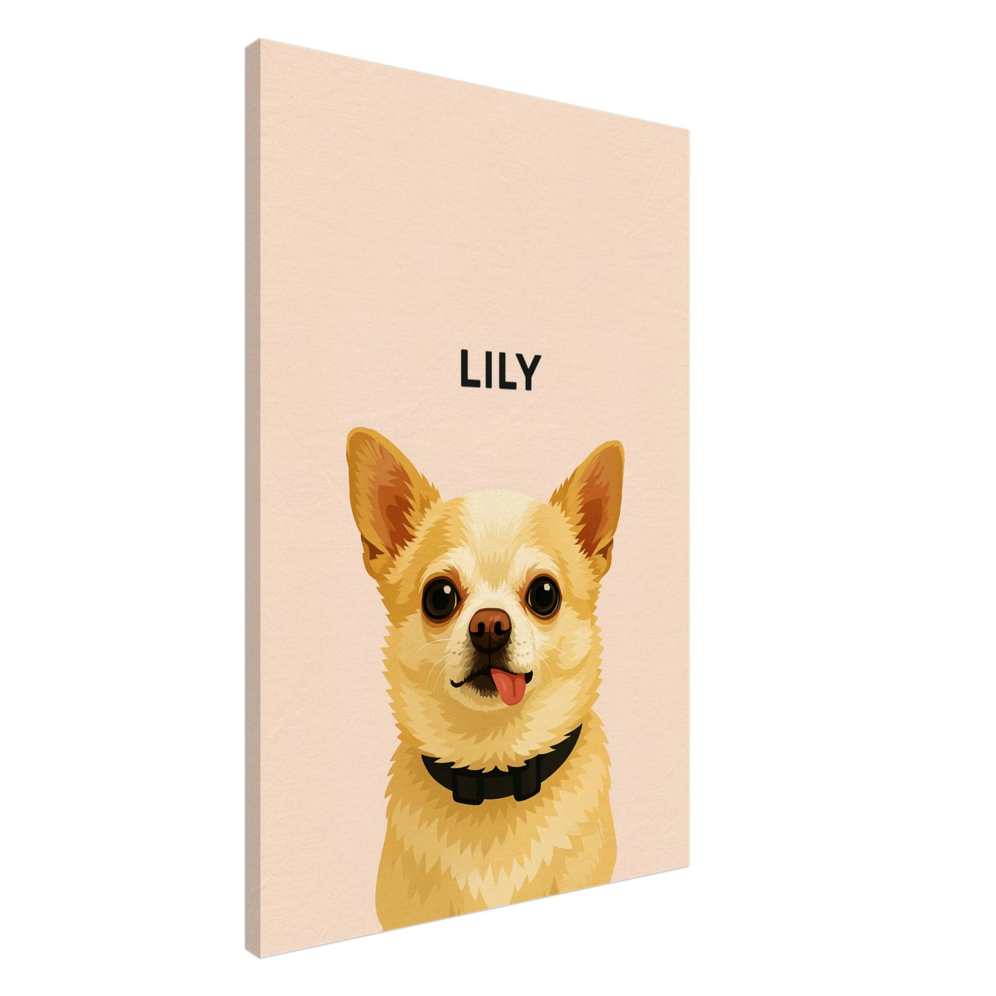 Personalized Dog Portrait – Canvas - Masterpiece Print