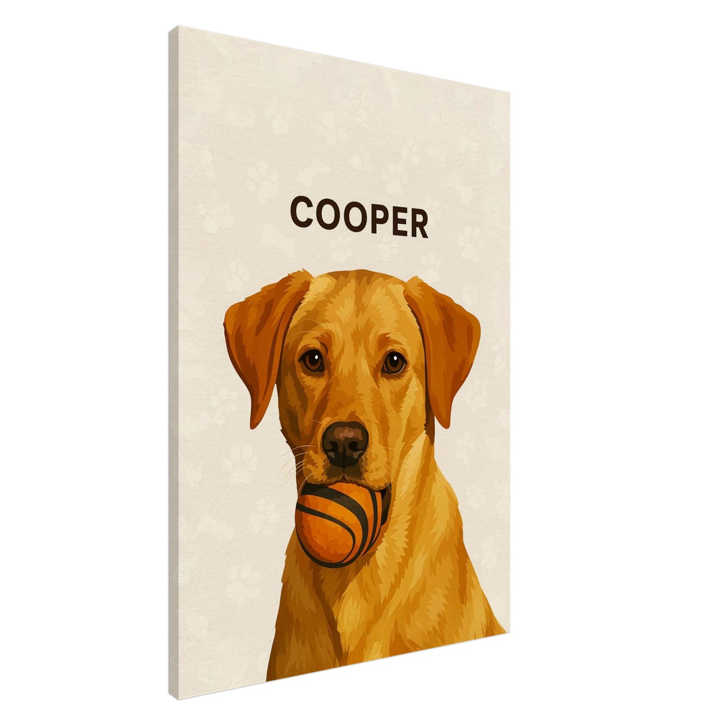 Personalized Dog Portrait – Canvas - Masterpiece Print