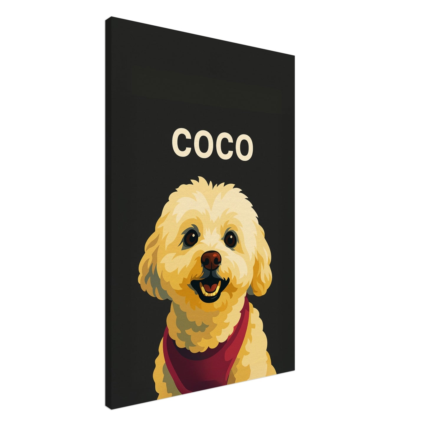 Personalized Dog Portrait – Canvas - Masterpiece Print