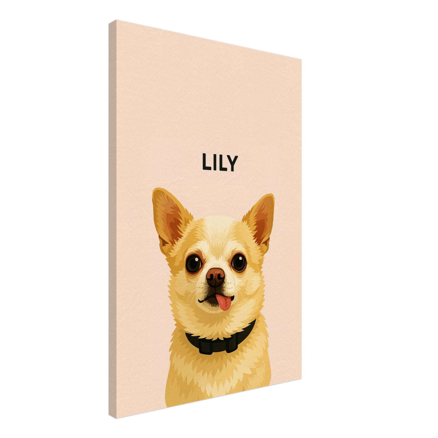 Personalized Dog Portrait – Canvas - Masterpiece Print