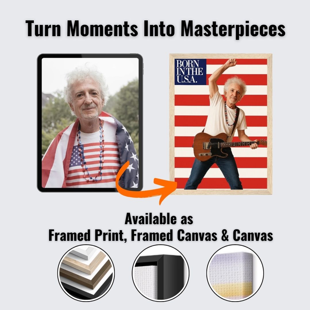 Personalized Music Star Portrait – Canvas - Masterpiece Print