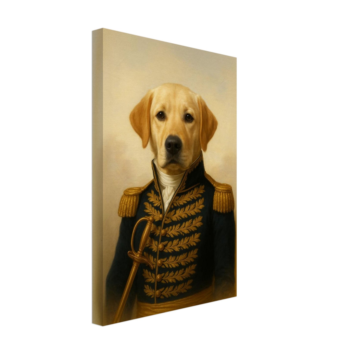 Royal Pet Portrait – Canvas - Masterpiece Print