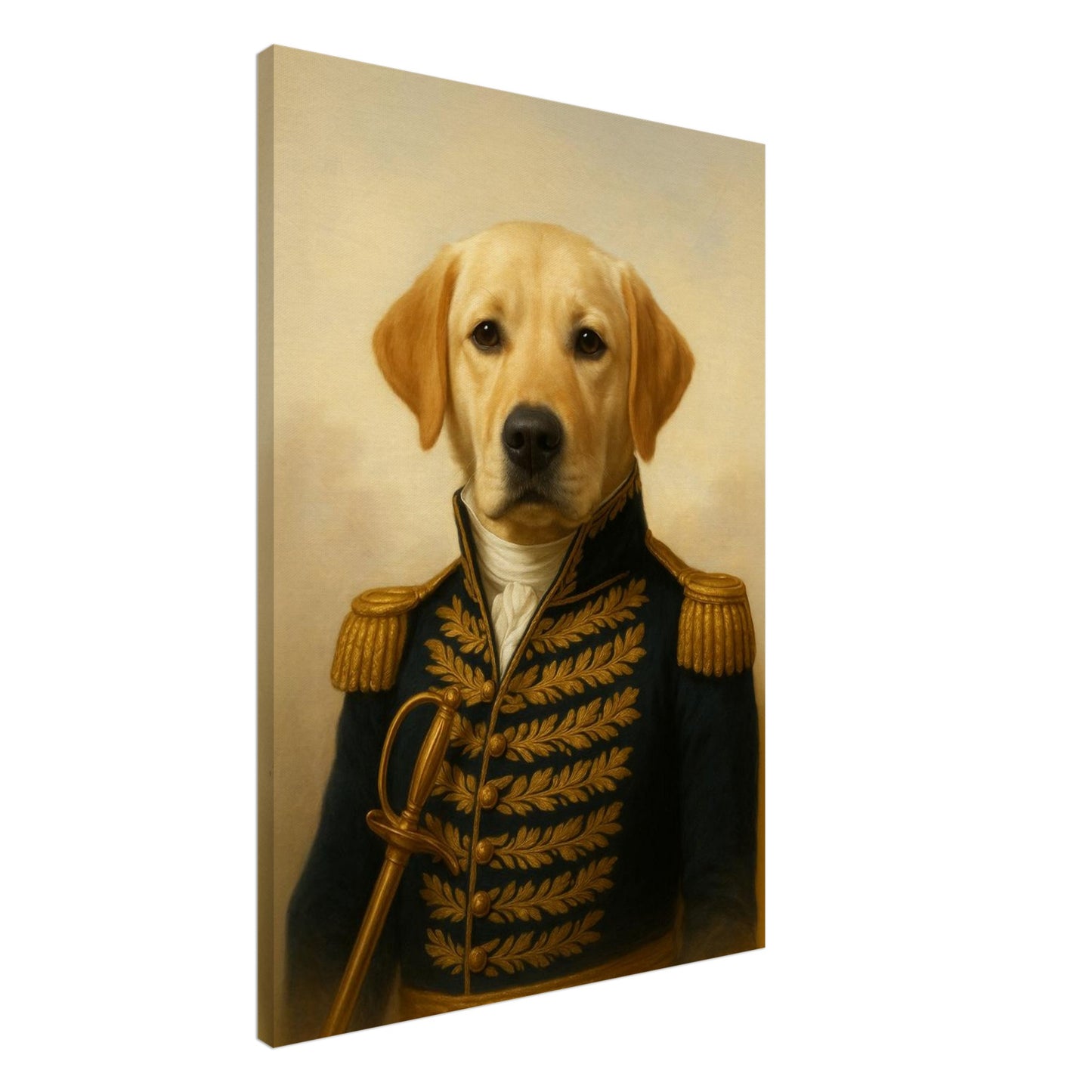 Royal Pet Portrait – Canvas - Masterpiece Print