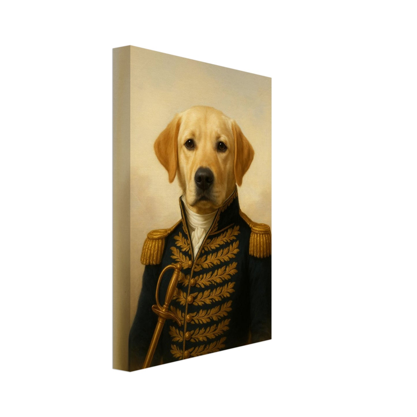 Royal Pet Portrait – Canvas - Masterpiece Print