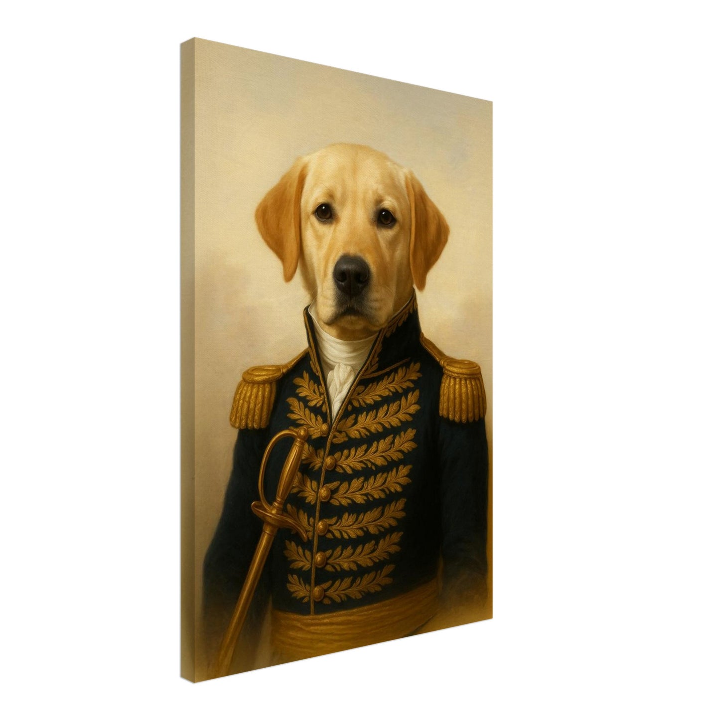 Royal Pet Portrait – Canvas - Masterpiece Print