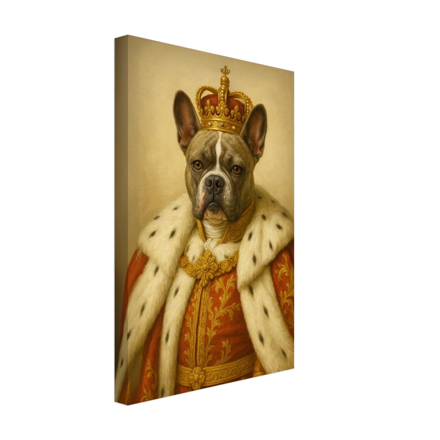 Royal Pet Portrait – Canvas - Masterpiece Print
