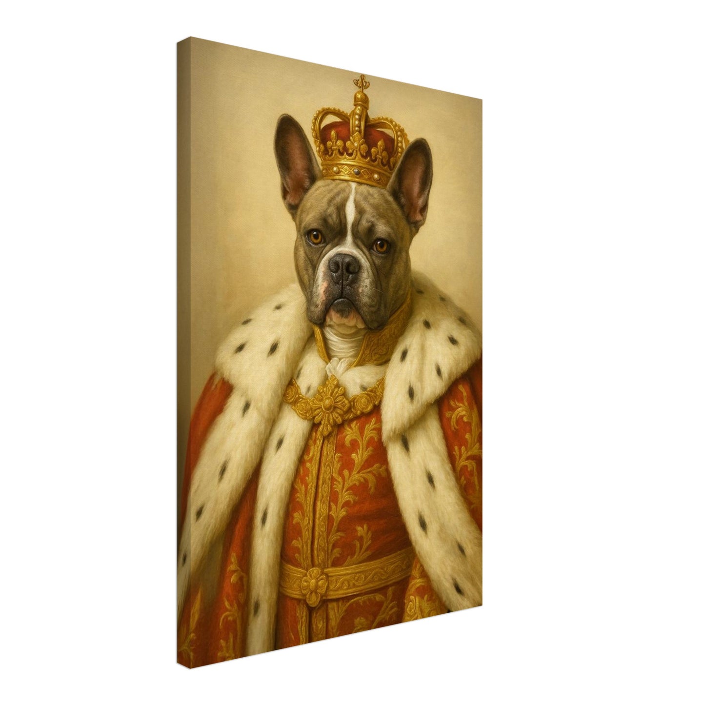 Royal Pet Portrait – Canvas - Masterpiece Print