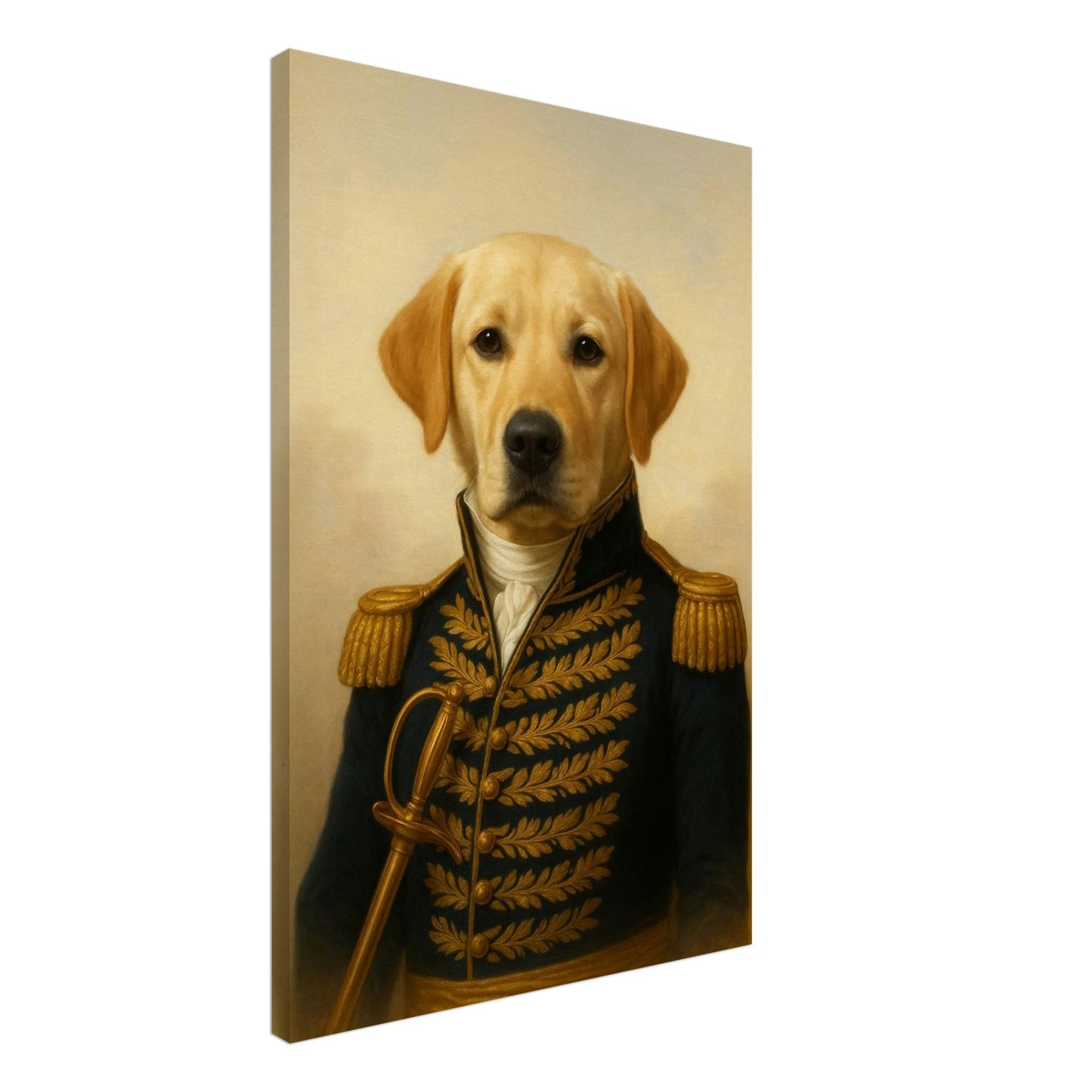 Royal Pet Portrait – Canvas - Masterpiece Print