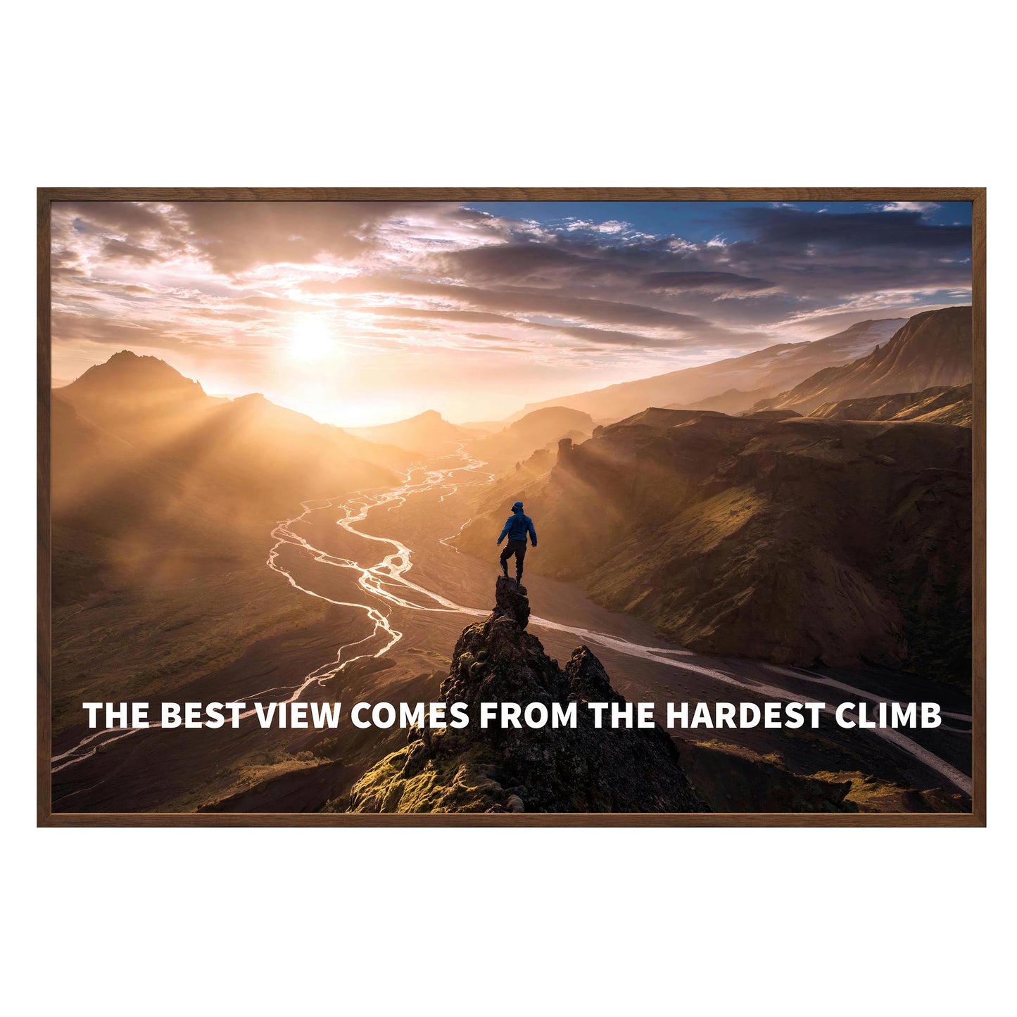 The Best View Framed Print - Masterpiece Print