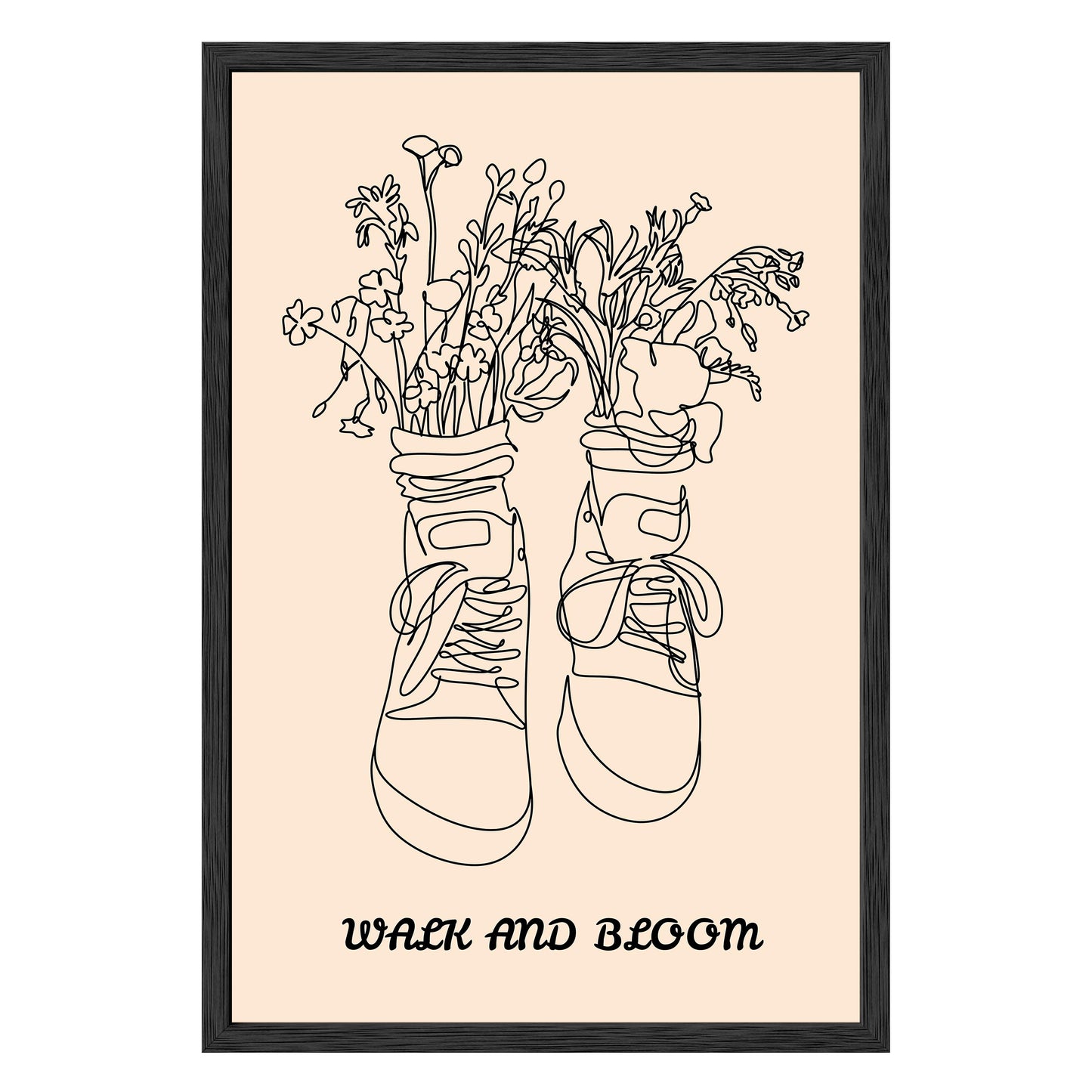 Walk and Bloom Framed Print