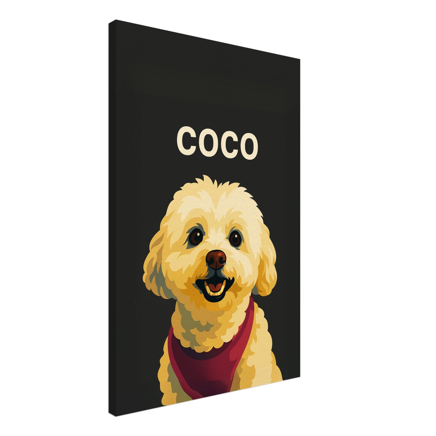 Personalized Dog Portrait – Canvas - Masterpiece Print