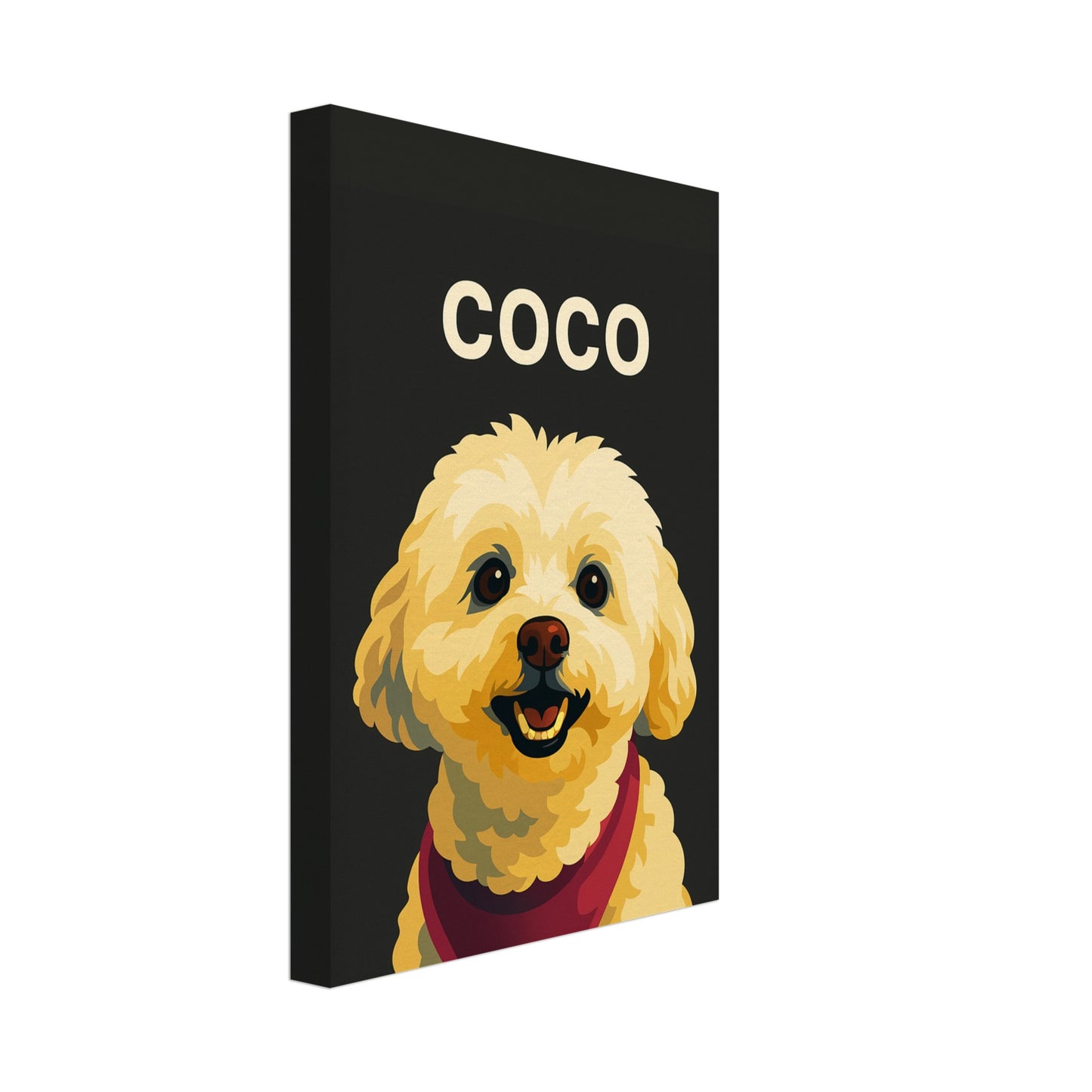 Personalized Dog Portrait – Canvas - Masterpiece Print