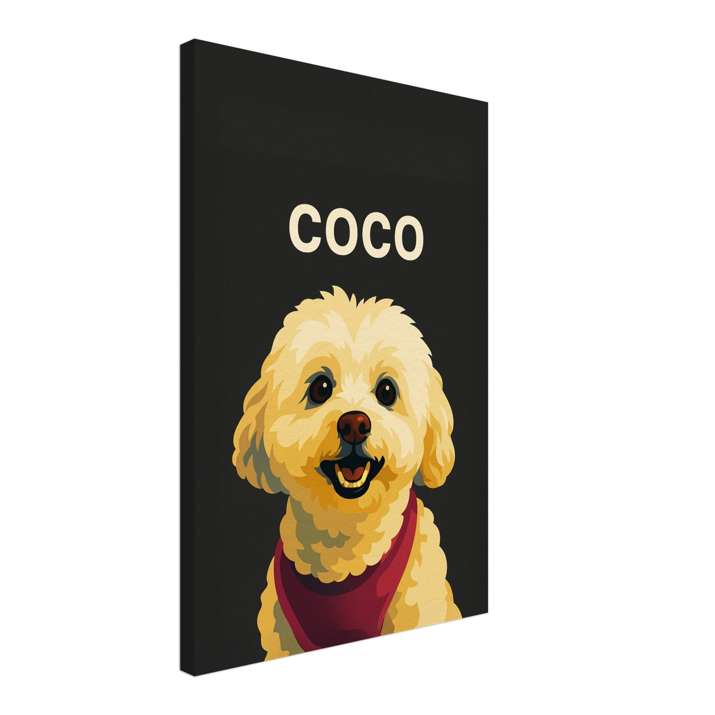 Personalized Dog Portrait – Canvas - Masterpiece Print
