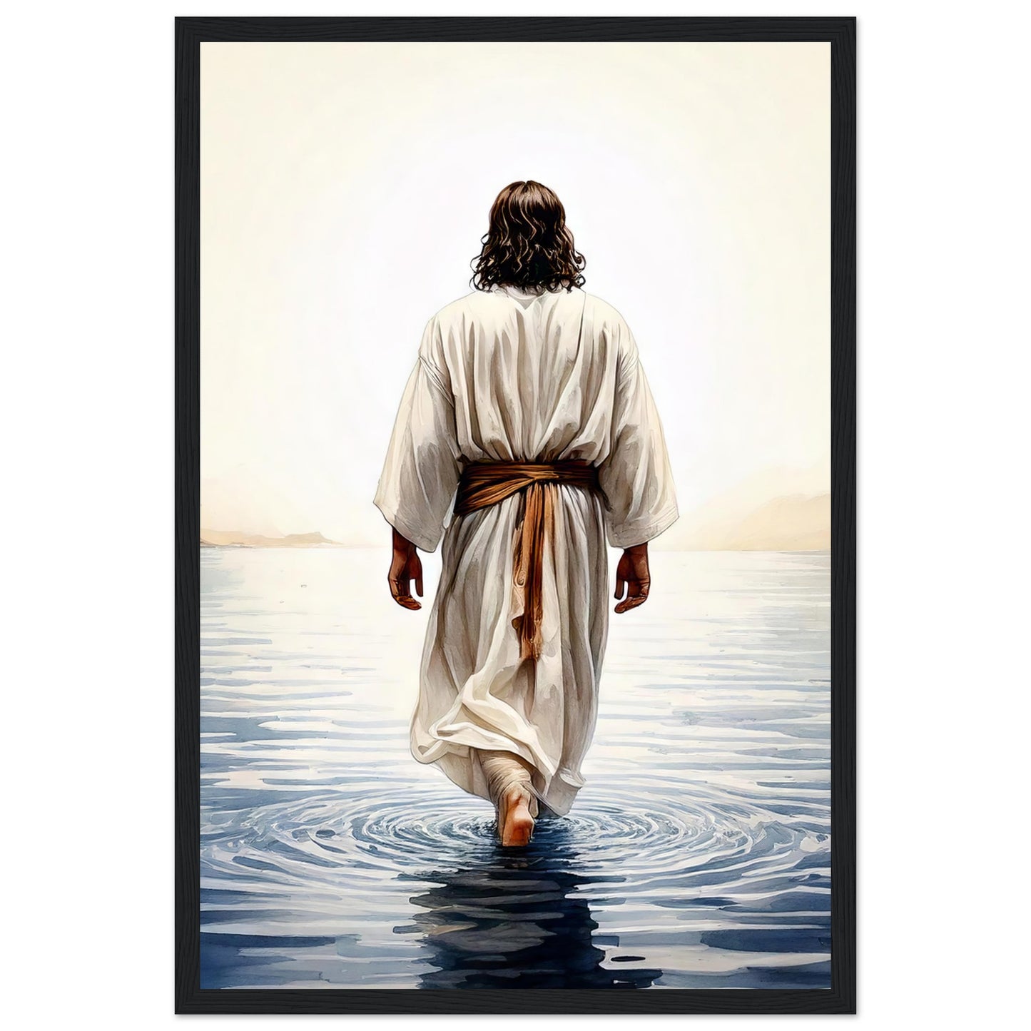 Walking on Water Framed Print - Masterpiece Print