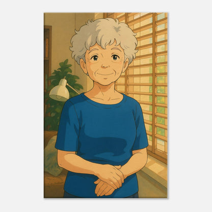 Personalized Mom Portrait – Canvas - Masterpiece Print