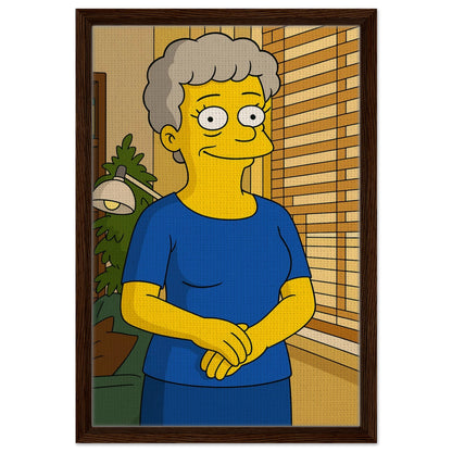 Personalized Mom Portrait – Framed Canvas - Masterpiece Print