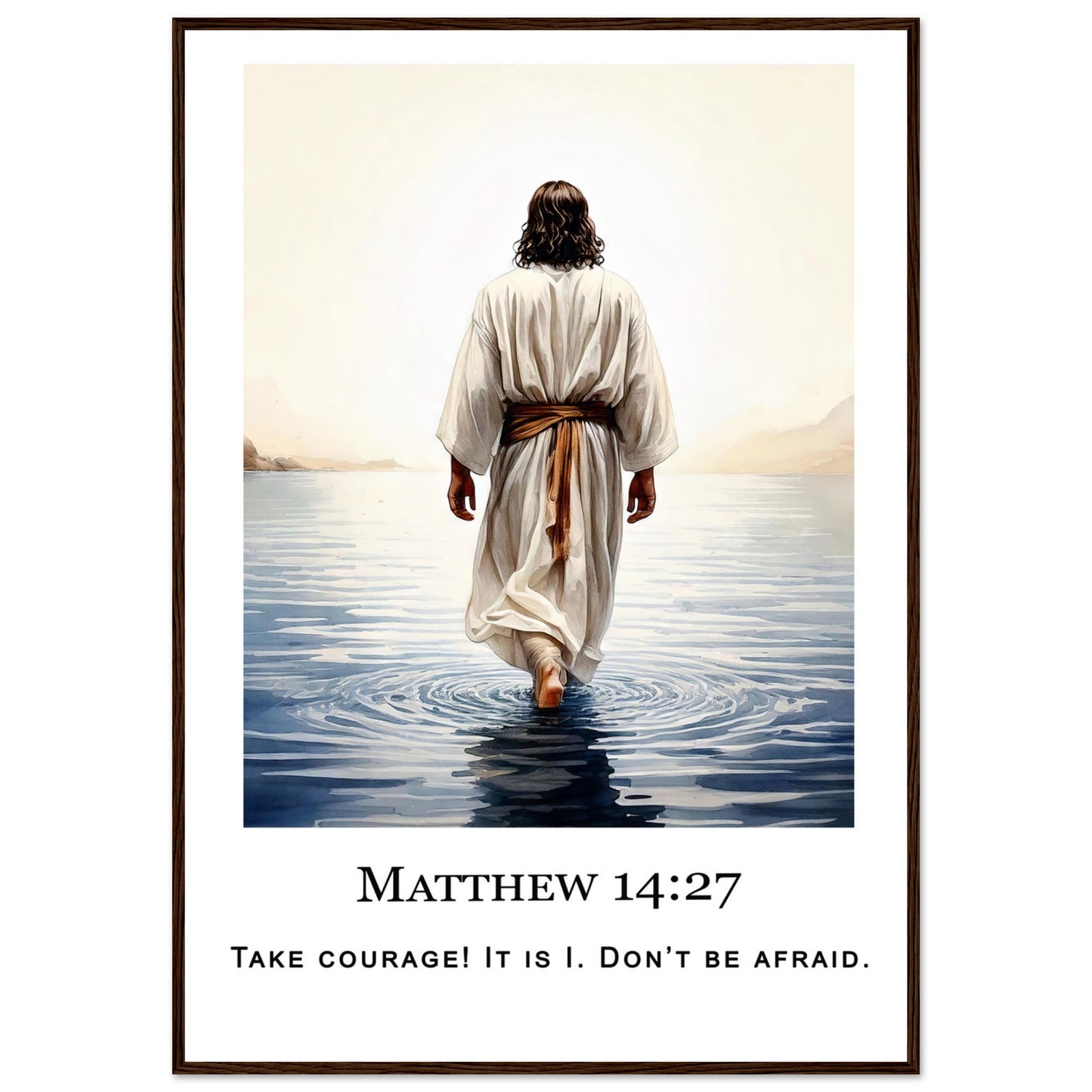 Walking on Water Framed Print - Masterpiece Print