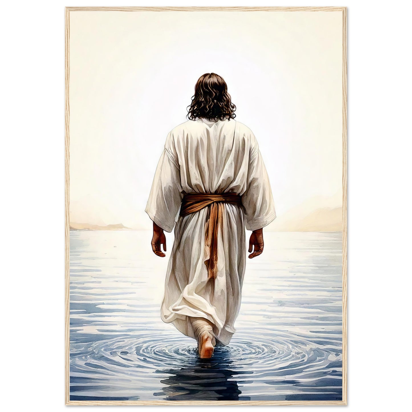 Walking on Water Framed Print - Masterpiece Print