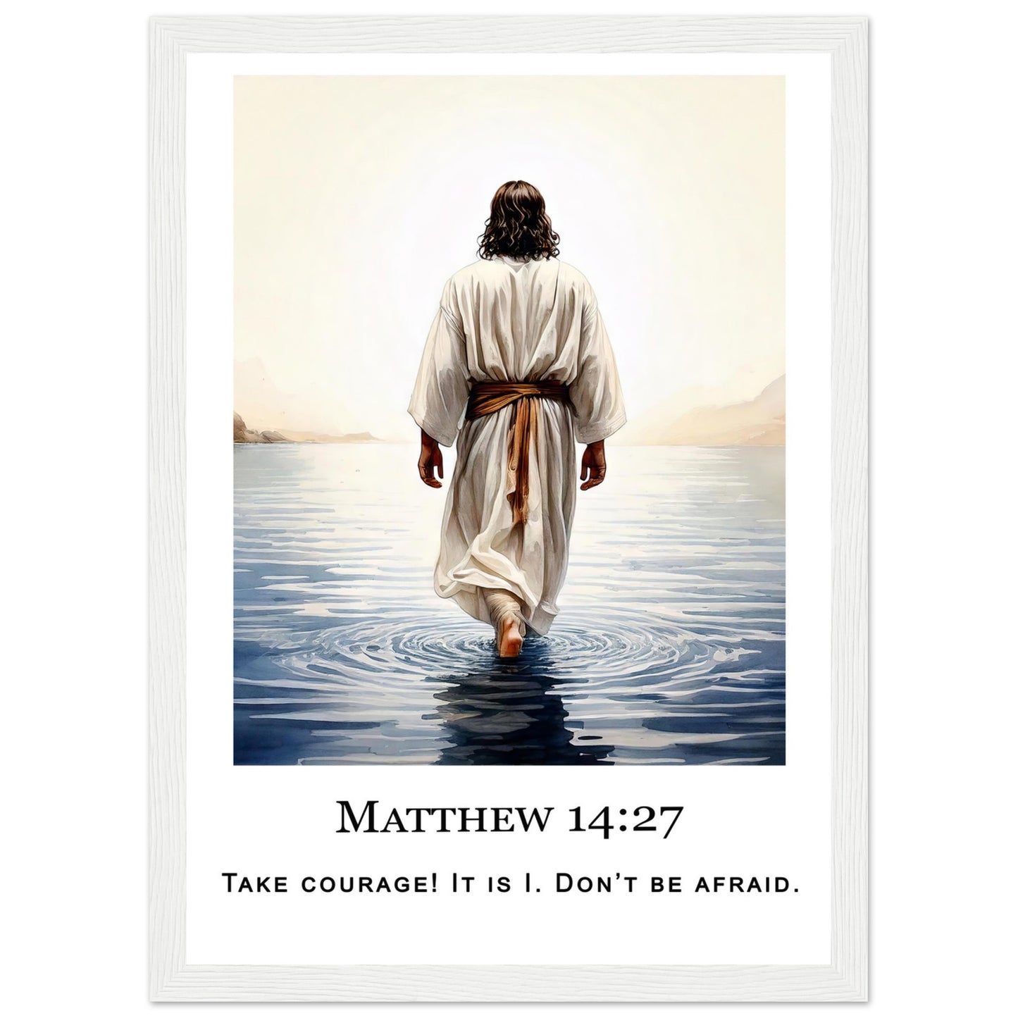 Walking on Water Framed Print - Masterpiece Print