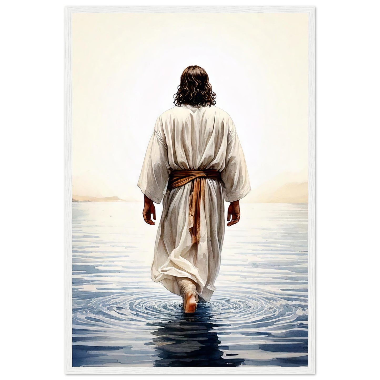 Walking on Water Framed Print - Masterpiece Print