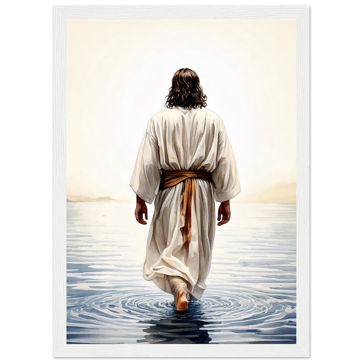 Walking on Water Framed Print - Masterpiece Print