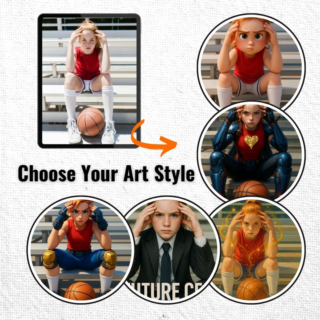 Personalized Kids Portrait – Canvas