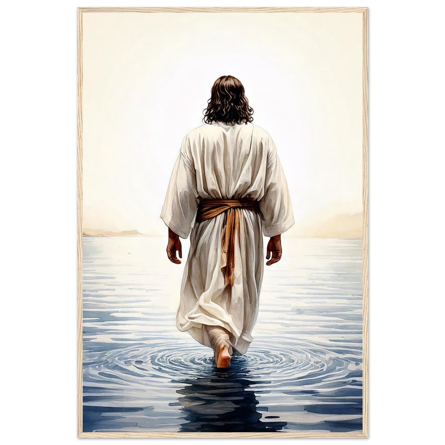 Walking on Water Framed Print - Masterpiece Print