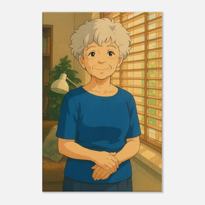 Personalized Mom Portrait – Canvas - Masterpiece Print